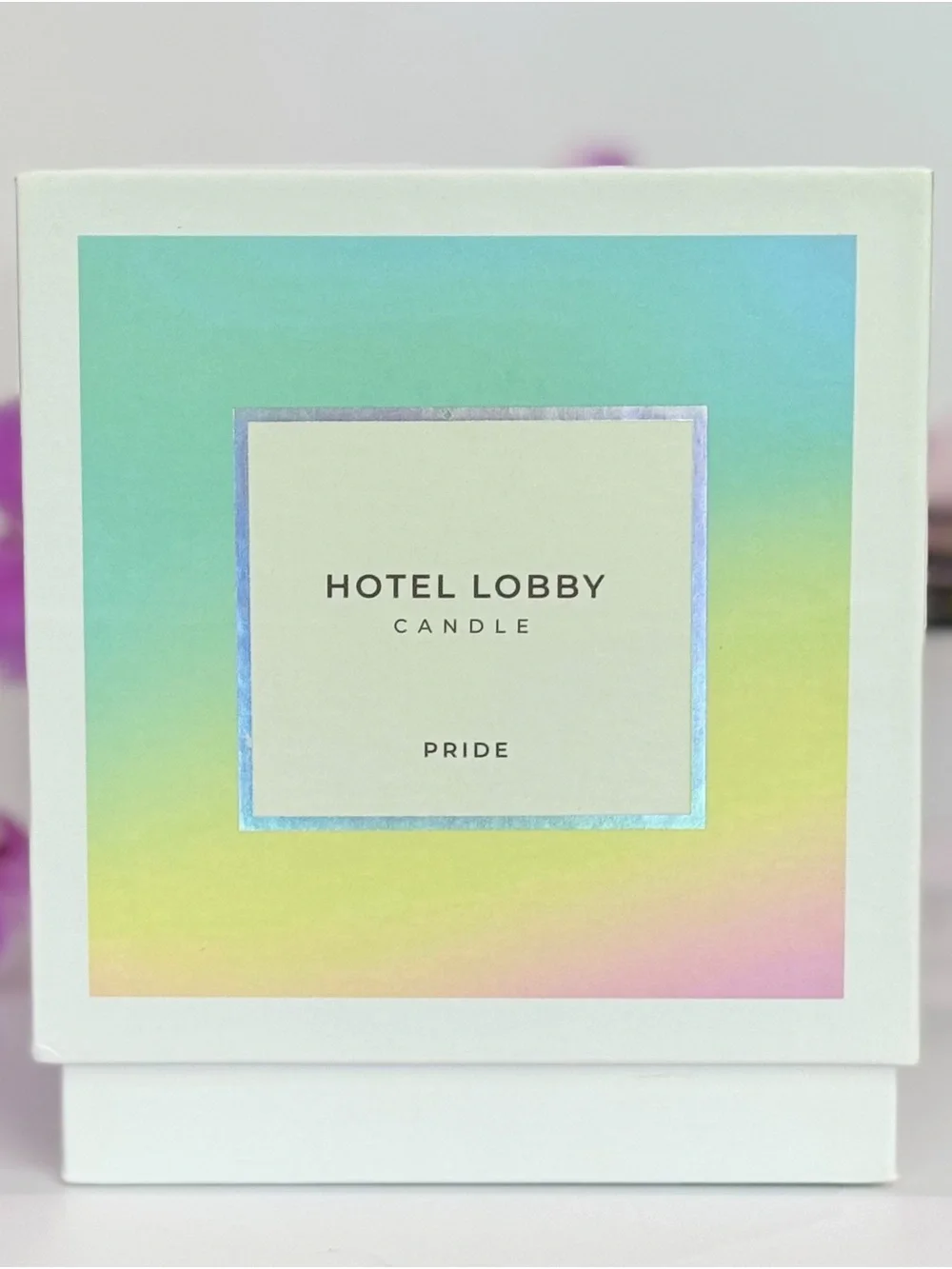 Hotel Lobby Candle PRIDE Candle – Brand New – Iridescent Limited Edition